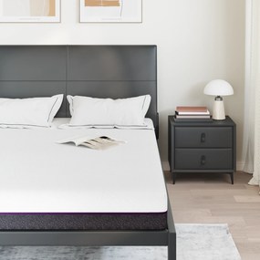 vidaXL Στρώματα Λευκό, Γκρίζο 140 x 190 cm