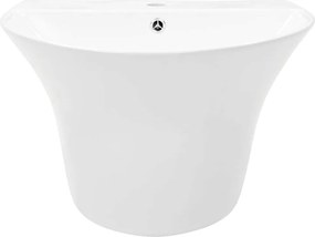 vidaXL Λεκάνη Λευκό 56 x 48 x 42 εκ. Γυαλιστερή Κεραμική