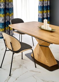 DIAMOND table golden oak, leg goldean oak DIOMMI V-CH-DIAMOND-ST