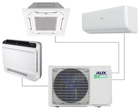 Εξωτερική μονάδα AUX AM3-H21/4DR3, 21000 BTU, A++/A+, R-32, Λευκό