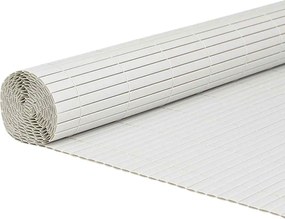 vidaXL Φράχτης Κήπου Διπλής Όψης Λευκός 1,8x3 μ. PVC