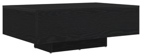 vidaXL Τραπεζάκι Σαλονιού με LED Φώτα Μαύρη Δρυς 85x55x31 εκ.