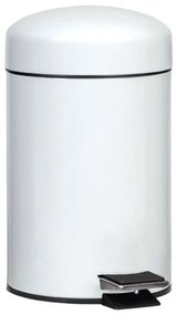 Κάδος Απορριμμάτων LBTAH-BA13015 Φ17x29,5cm 3lt White Andrea House Metal