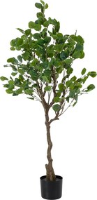 GloboStar® Artificial Garden EUCALYPTUS 20190 Τεχνητό Διακοσμητικό Φυτό Ευκάλυπτος Υ120cm