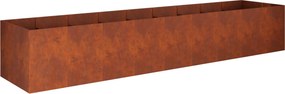 vidaXL Γλάστρα Κήπου Σκ rusty 360 x 80 x 60 εκ