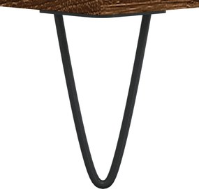vidaXL Ντουλάπι Καφέ Δρυς 34,5x32,5x90 εκ. Επεξεργασμένο Ξύλο