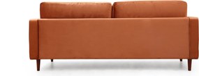 3-Seat Sofa Rome - Orange Orange