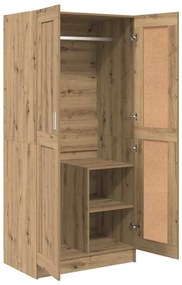 vidaXL Ντουλάπι artisian oak 82.5 x 51.5 x 180 εκ. Επεξεργασμένο ξύλο