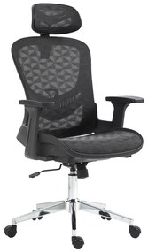 Intrahome Καρέκλα γραφείου εργασίας Mergi Intrahome μαύρο mesh 62x63x120εκ | SKU: INTRAPA-386111120