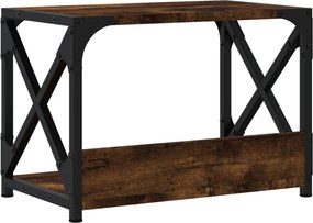 vidaXL Βάση Εκτυπωτή 2 Επιπέδων Καπνιστή Δρυς 44x26x31,5 εκ Επεξ. Ξύλο