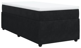 ΚΡΕΒΑΤΙ BOXSPRING ΜΕ ΣΤΡΩΜΑ ΜΑΥΡΟ 90X200 ΕΚ. ΒΕΛΟΥΔΙΝΟ 3285616