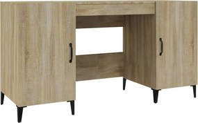 vidaXL Γραφείο Sonoma Δρυς 140 x 50 x 75 εκ. από Επεξεργασμένο Ξύλο