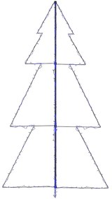 vidaXL Δέντρο από Φωτάκια 300 LED Εσωτ./Εξωτ. Χώρου 120x220 εκ.