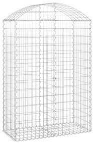 vidaXL Συρματοκιβώτιο Τοξωτό 100x50x140/160εκ. από Γαλβανισμένο Χάλυβα