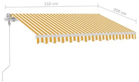 ΤΕΝΤΑ ΑΥΤΟΜΑΤΗ ΑΝΕΞΑΡΤΗΤΗ ΚΙΤΡΙΝΗ/ΛΕΥΚΗ 350 X 250 ΕΚ. 3069528