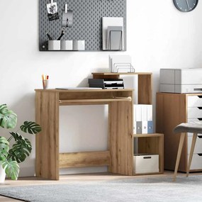 vidaXL Γραφείο Artisan Oak 106 x 41 x 88.5 εκ. Επεξεργασμένο ξύλο