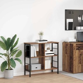 vidaXL Ράφι Βιβλίων Παλιό Ξύλο 82 x 32 x 79 εκ. Επεξεργασμένο ξύλο