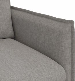 vidaXL Καναπές 120cm 2 pcs Taupe Μέταλλο