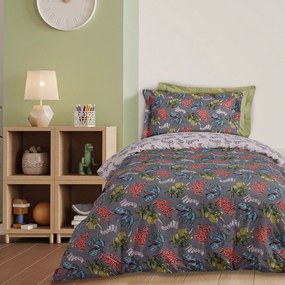 Σεντόνια Παιδικά 4931 (Σετ 3τμχ) Grey-Cream Das Home Single 170x260cm Cotton-Polyester