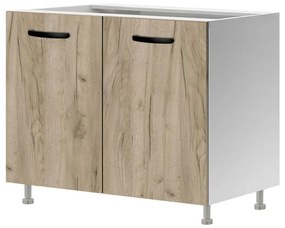 Floor cabinet Emma 90 cm Καφέ