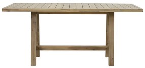 Τραπέζι Malibu pakoworld μασίφ ξύλο ακακίας 170x90x75.5εκ