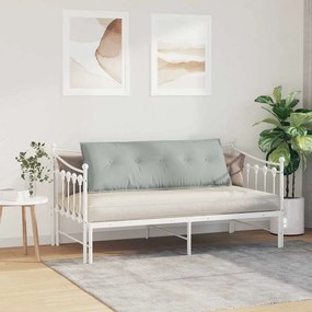 vidaXL Μαξιλάρι Πλάτης Ανοιχτό γκρι 140 x 50 x 19 cm