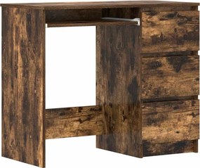 vidaXL Γραφείο Καπνιστή Δρυς 90x45x76 εκ. από Επεξεργασμένο Ξύλο