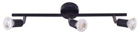 Φωτιστικό Τοίχου - Απλίκα SE 140-B3 SABA WALL LAMP BLACK MAT Z2 - Μέταλλο - 77-3556