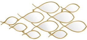 Καθρέπτης Filow 233-000032 103x2x38cm Gold Mdf,Μέταλλο