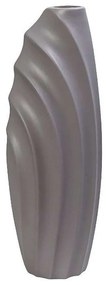 Βάζο Κεραμικό Ασύμμετρο MIG114 16x12x35cm Light Grey Espiel Ceramic