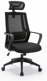 Serioux SRX-OC01-FA-B Shark Καρέκλα Γραφείου, Μαύρη