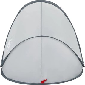 vidaXL Σκηνή Γκρι Pop Up Γαλαζοπράσινη Αδιάβροχη