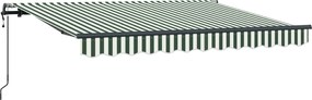 vidaXL Σκηνίτσα Αναδιπλούμενη Πράσινο 350 x 200 cm ύφασμα