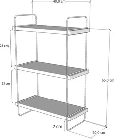 Wall Shelf Pulalis - White Marble White
Marble