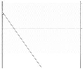 vidaXL Φράχτης Εξαγωνικός 1.6x50 μ Γαλβανισμένο Ατσάλι
