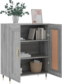 vidaXL Ντουλάπι Γκρι Sonoma 69,5 x 34 x 90 εκ. από Επεξεργασμένο Ξύλο
