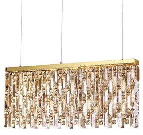 Φωτιστικό Οροφής Elisir 200064 80x48,5/134,5x5,5cm 6xG9 40W Gold Ideal Lux