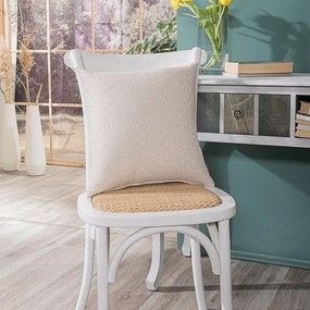 Μαξιλαροθήκη Διακοσμητική Sorrento 01 Ecru Teoran 43X43 Cotton-Polyester