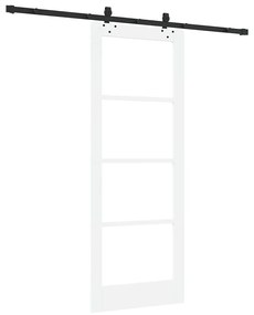 vidaXL Συρόμενη Πόρτα ORKDAL Λευκό 78 x 202 εκ. Ξύλο και μέταλλο