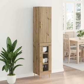 vidaXL Highboard 2 pcs Artisan Oak 34,5 x 34 x 180 εκ.