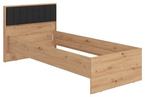 Ξύλινο Κρεβάτι Varadero 90 Plus Artisan Oak - Γκρί 90x200 εκ. 105x206x92 εκ.