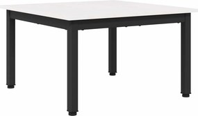 vidaXL Τραπεζάκι σαλονιού Λευκό 60 x 60 x 36 cm Στερεά ξυλεία πεύκου