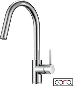 Cora 63360 Chrome - Μπαταρία Κουζίνας με Ντους