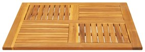 vidaXL Επιφάνεια Τραπεζιού Τετράγωνη 90x90x2,2 εκ. Μασίφ Ξύλο Ακακίας