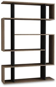 Bookcase MITO in anthracite-natural colour 108,5x25,5x161cm 108.5x25.5x161 εκ.