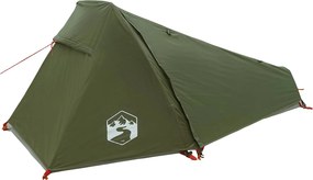 vidaXL Σκηνή τούνελ 215 x 100 x 90 εκ. Λαδί Πολυεστέρας και Χάλυβας