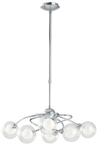 Φωτιστικό Οροφής Blog I-BLOG-6 6xG9 72x109cm Chrome Luce Ambiente Design Metal, Glass