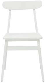 vidaXL Καρέκλα τραπεζαρίας 2 pcs Λευκό 43 x 44,5 x 77 εκ.