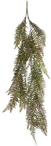 Τεχνητό Κρεμαστό Φυτό Fern 20860 28x15x90cm Brown-Green GloboStar Πολυαιθυλένιο