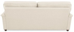 Καναπές Bloomington A106, Μπεζ, 195x95x85cm, Ταπισερί, Πόδια: Ξύλινα, Μεταλλικά